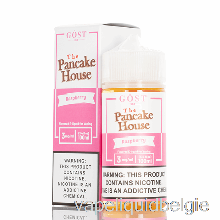 Vape Vloeibare Framboos - Het Pannenkoekenhuis - Gost Vapor - 100ml 6mg